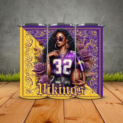 African Girls Football 1st Edition Tumblers