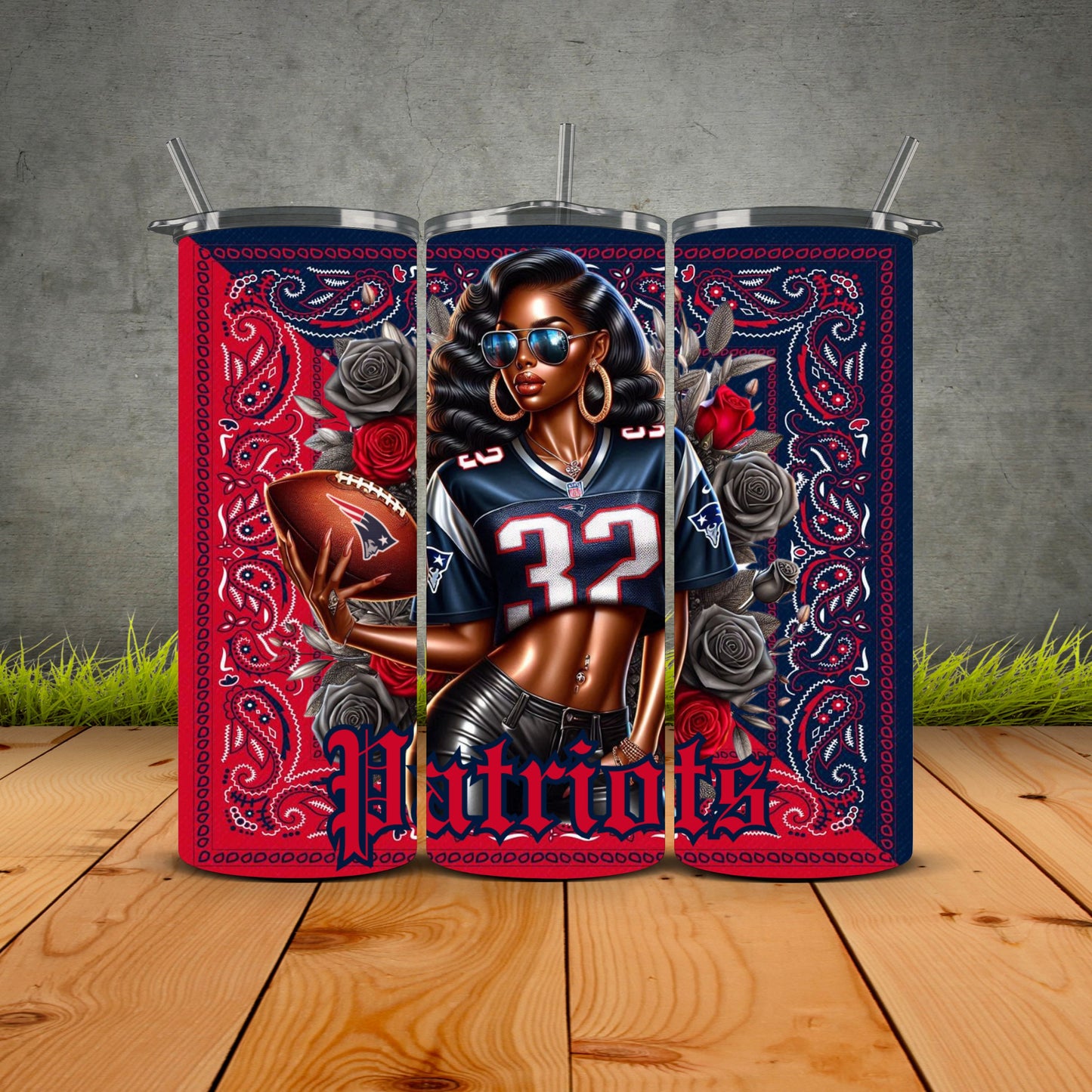 African Girls Football 1st Edition Tumblers