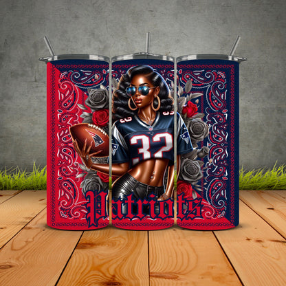 African Girls Football 1st Edition Tumblers