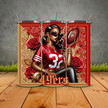 African Girls Football 1st Edition Tumblers