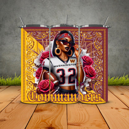 African Girls Football 1st Edition Tumblers