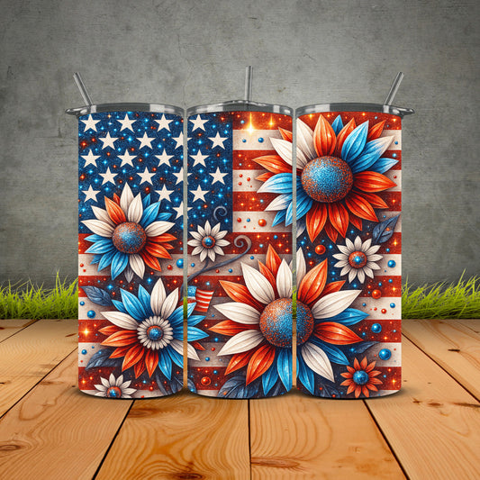 American Sunflower Tumbler