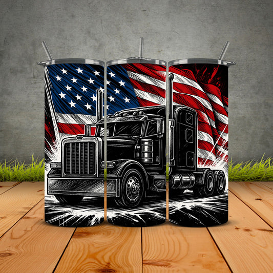 American Trucker Tumbler