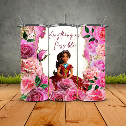 Princess Positive Quote Tumblers