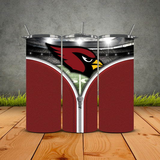 Zipper Football Tumblers