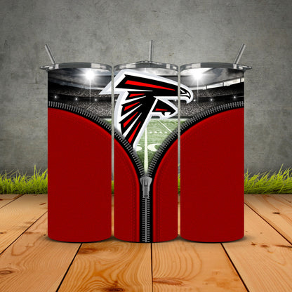 Zipper Football Tumblers