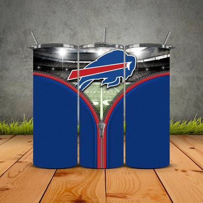 Zipper Football Tumblers