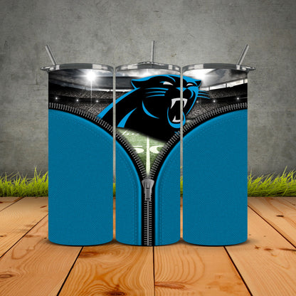 Zipper Football Tumblers