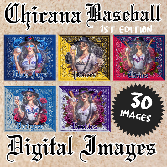 Chicana Base Ball Teams 1st Edition Digital Images (30 Images)
