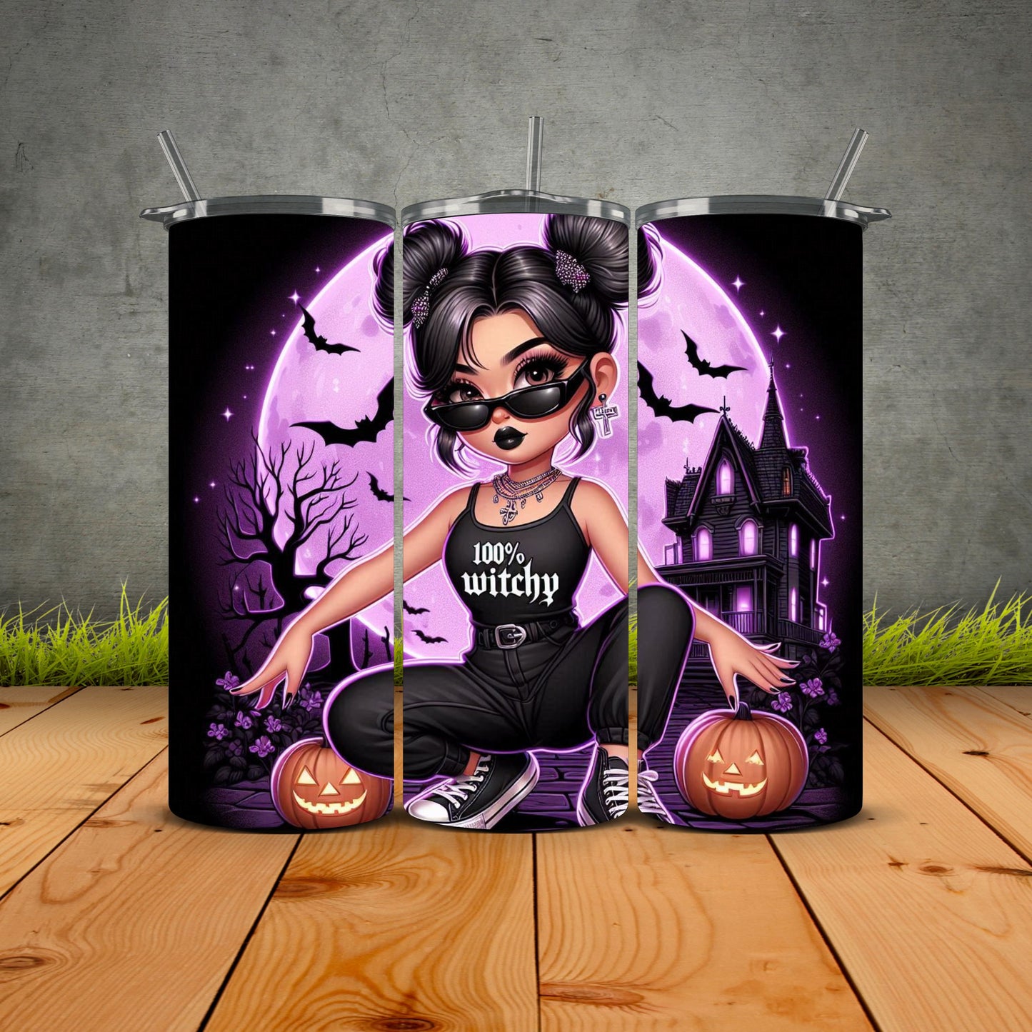Chicana Halloween Edition Tumblers