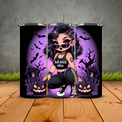 Chicana Halloween Edition Tumblers