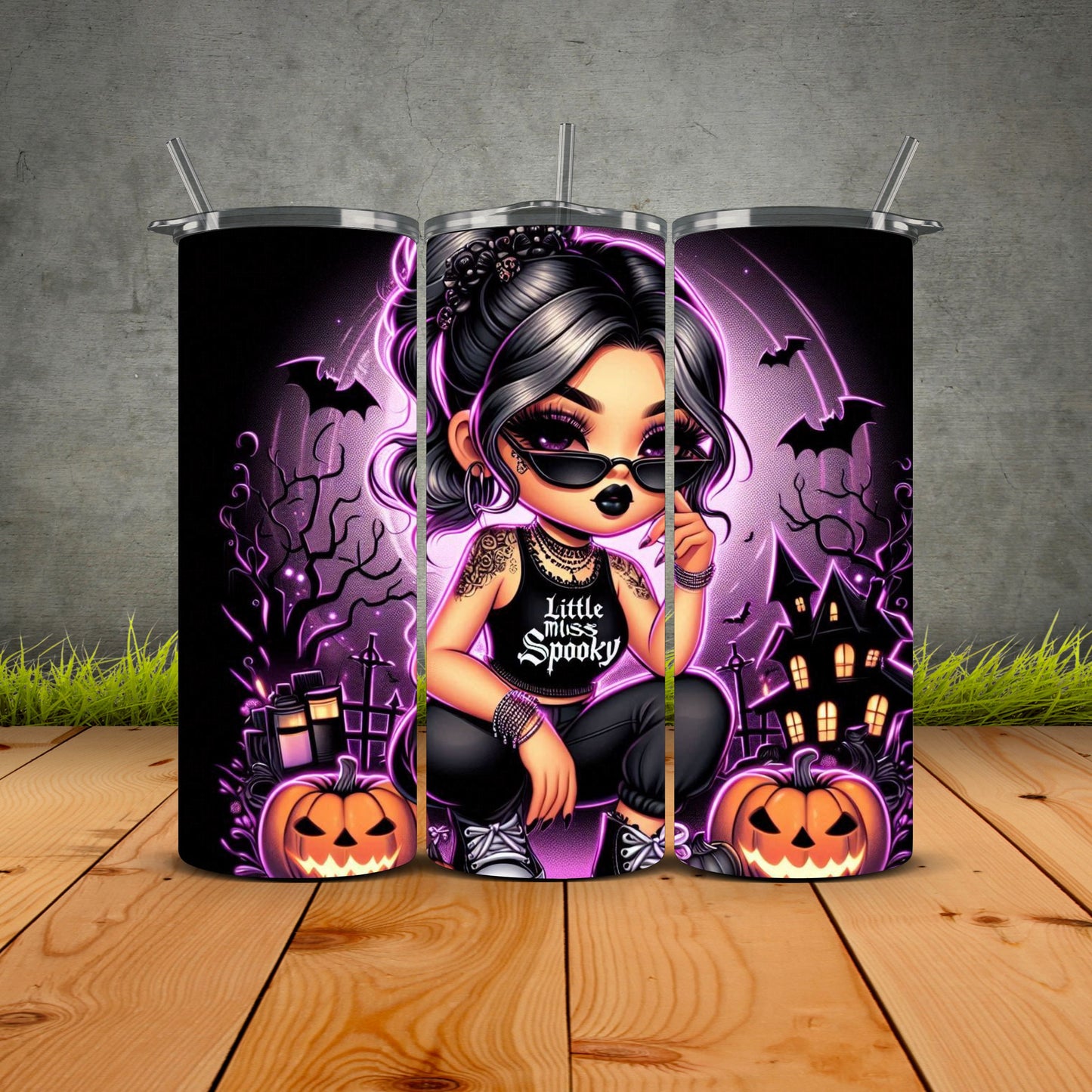 Chicana Halloween Edition Tumblers