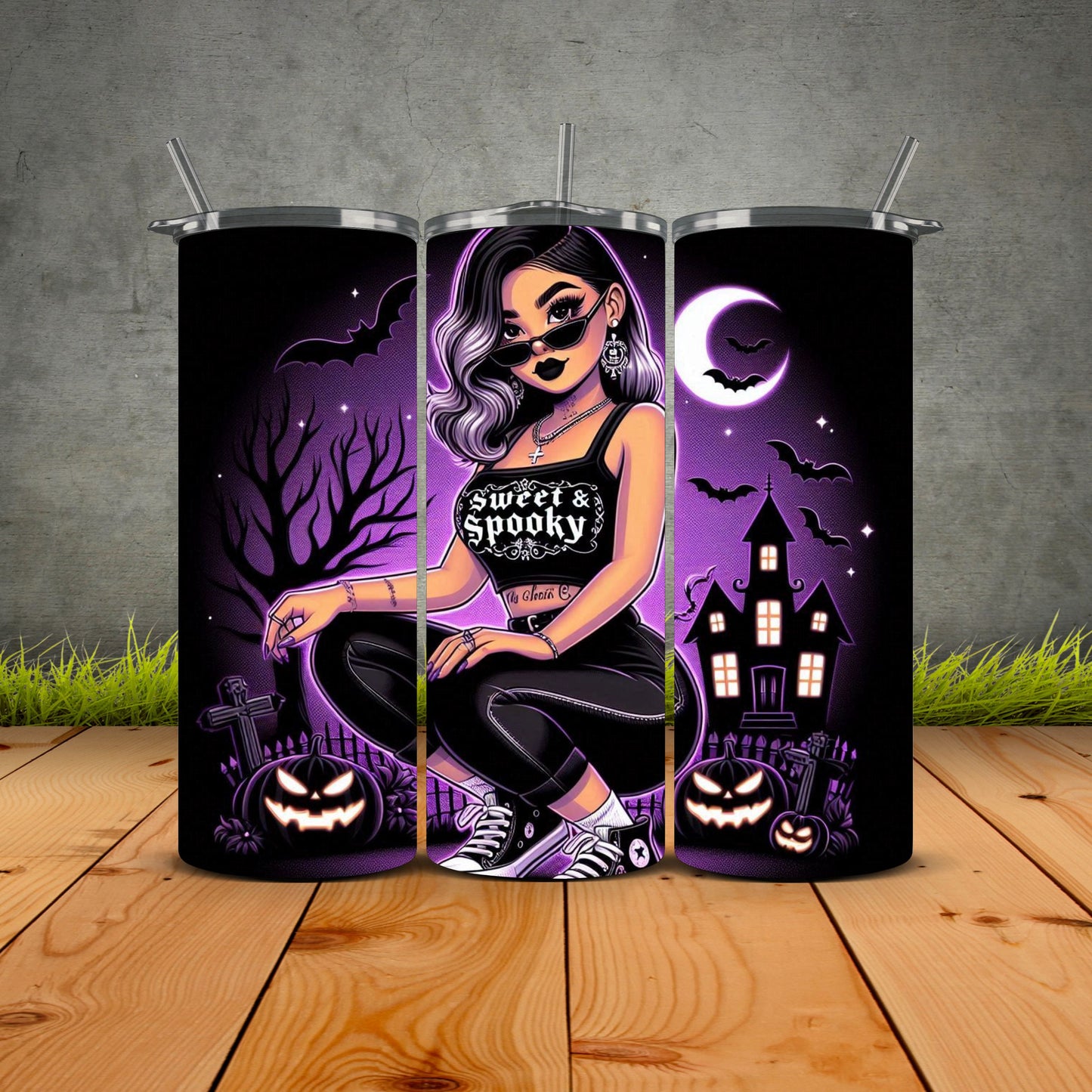 Chicana Halloween Edition Tumblers