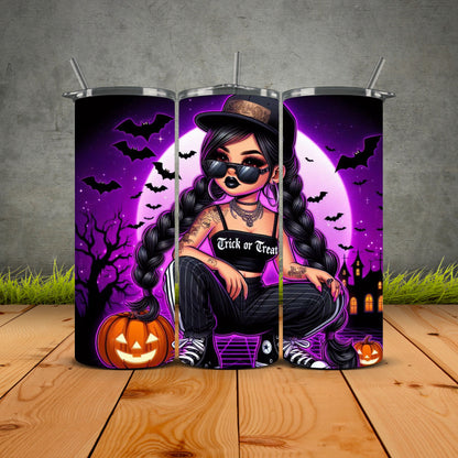 Chicana Halloween Edition Tumblers