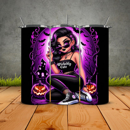 Chicana Halloween Edition Tumblers