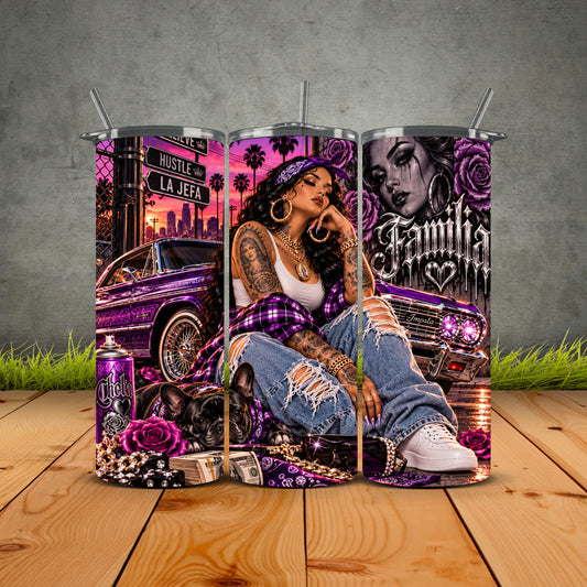 Chicana Lowrider Streets