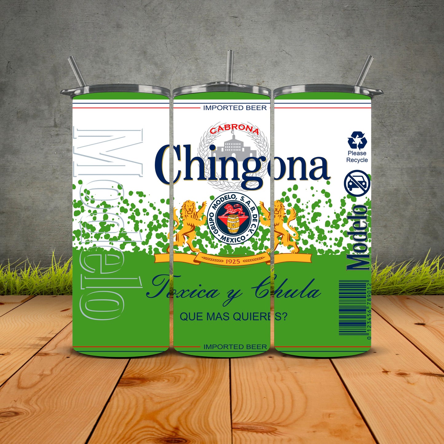 Chingona Vibes Only Modelo Inspired Green