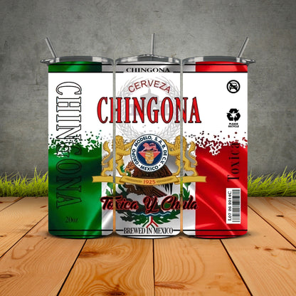 Chingona Vibes Only Modelo Inspired Mexico Flag