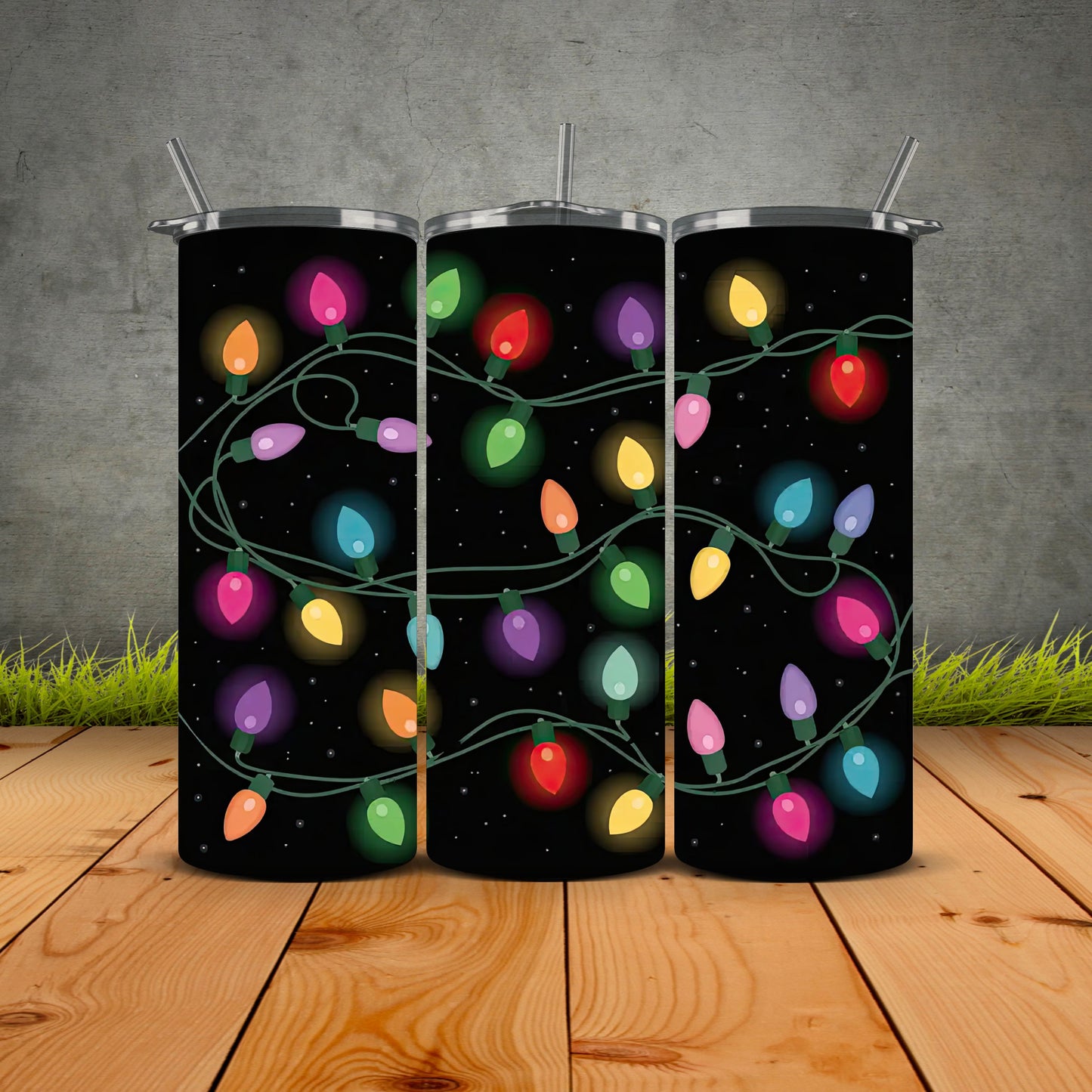 Christmas Lights Tumbler