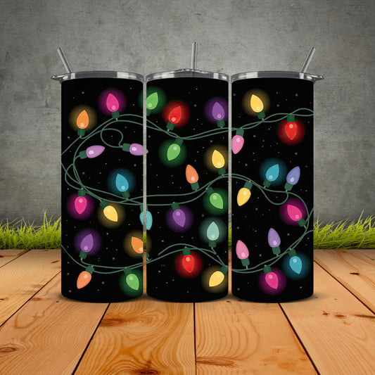 Christmas Lights Tumbler