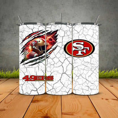 Football Claw Team Tumblers
