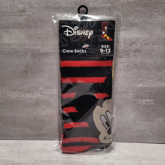 Crazy Sox - Mickey Red & Black Stripes