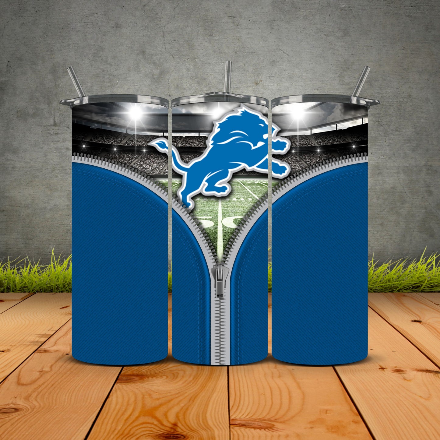 Zipper Football Tumblers