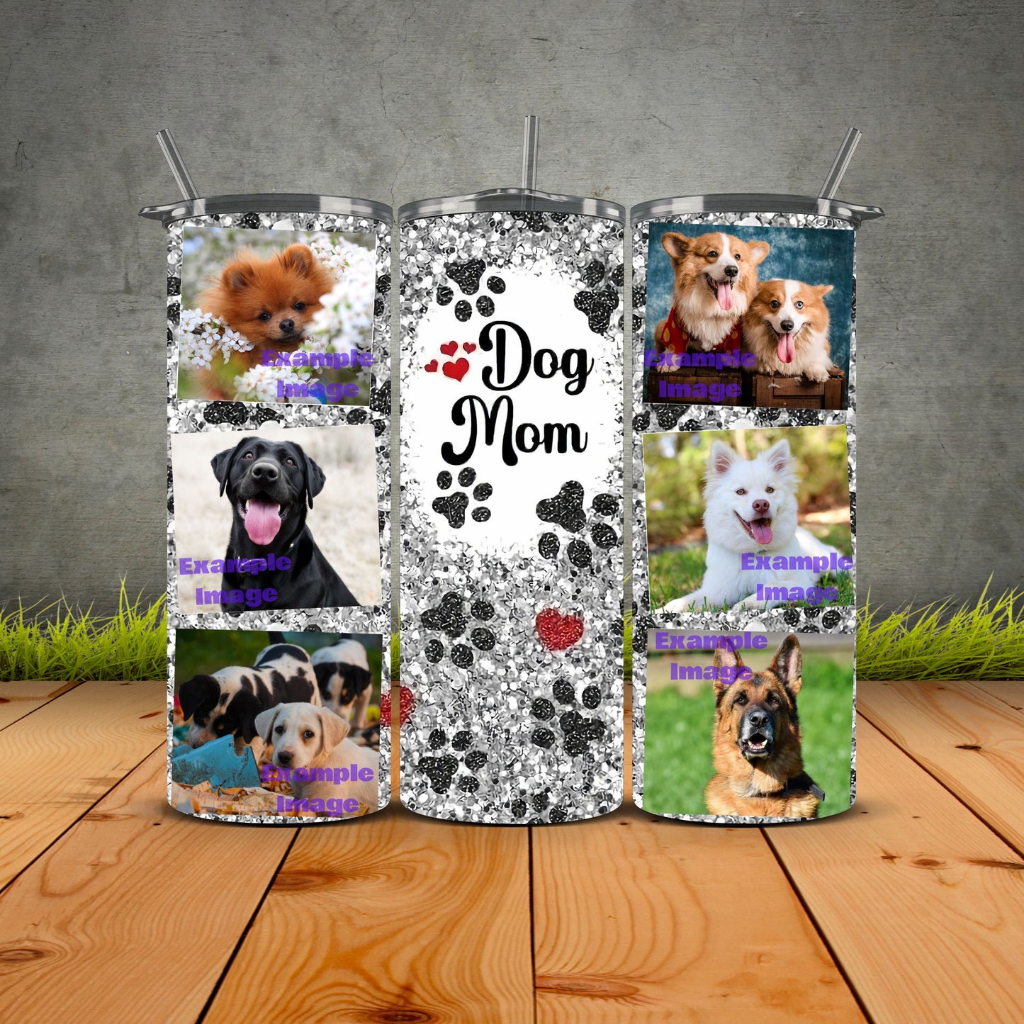Dog Mom Personalized Tumbler (6 Images)