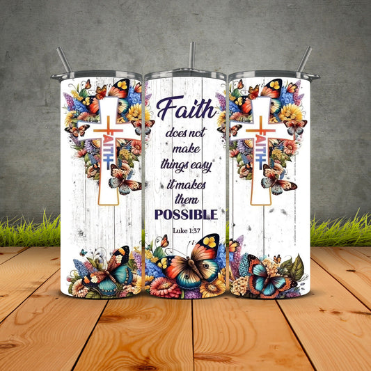 Faith Cross Tumbler