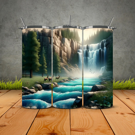 Forest Scene Tumbler