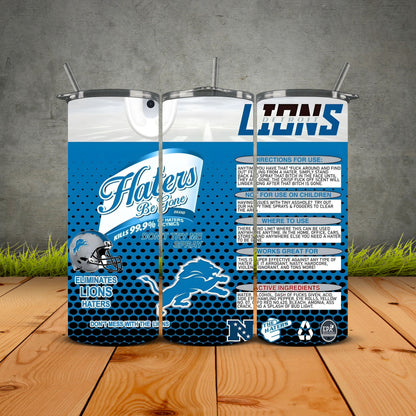 Haters be Gone Football Tumblers