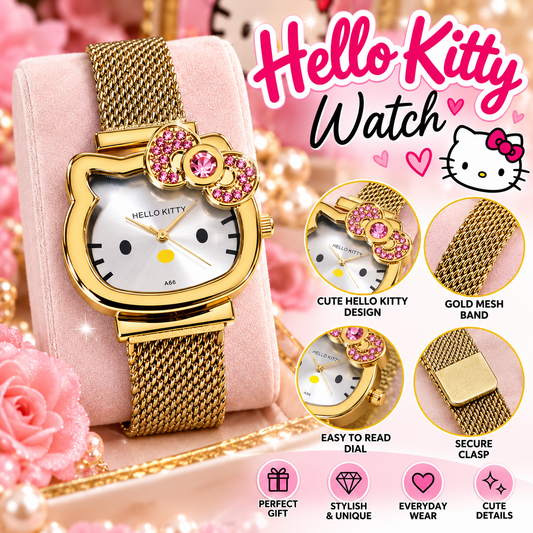 Shiny Gold HK Watch
