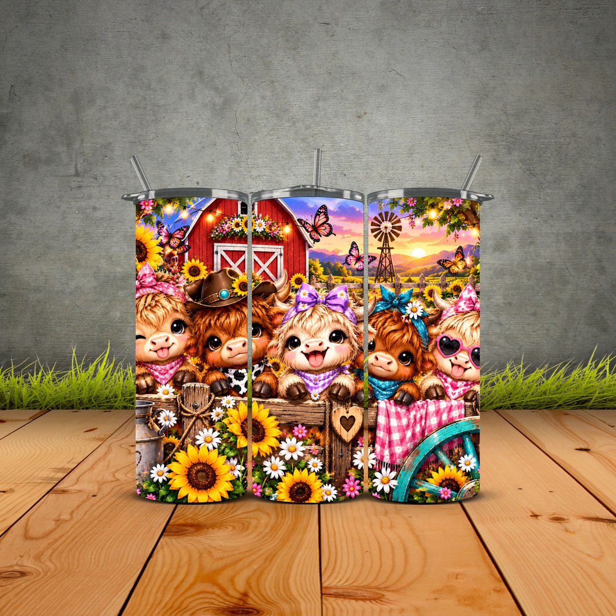 Highland Calves Sunset Farm