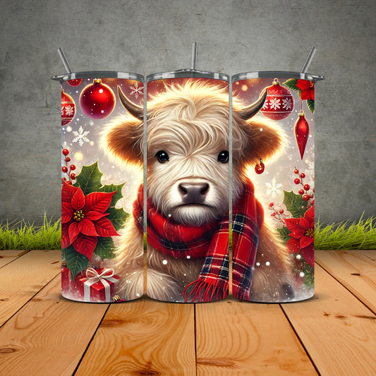 Highland Christmas Tumbler