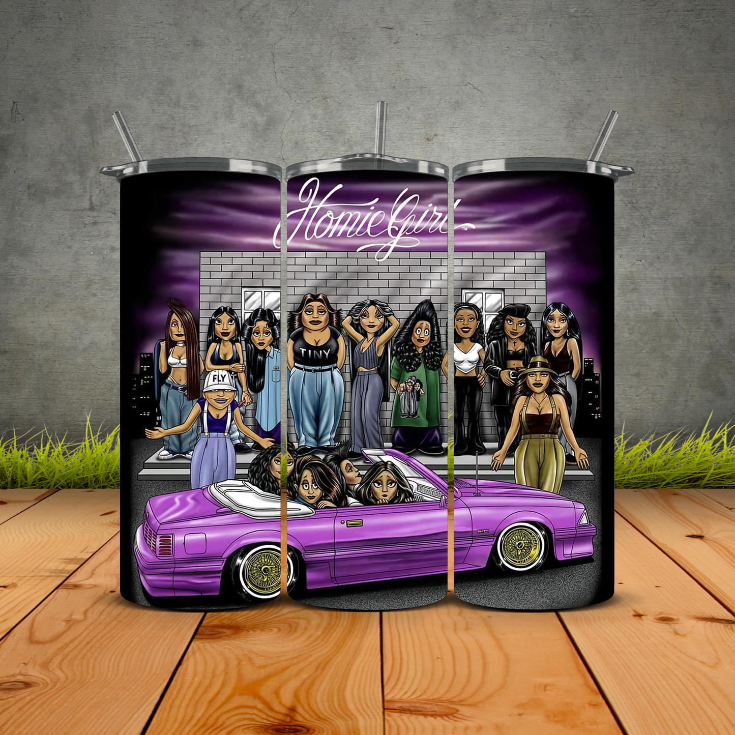 Homies Homegirl Purple Edition Tumbler