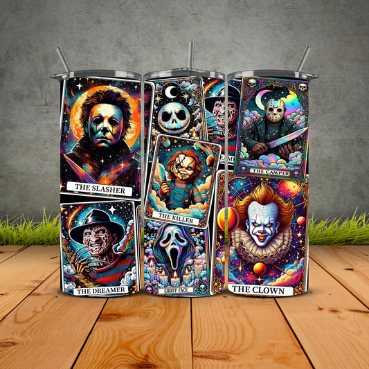 Horror Tarot Cards Tumbler