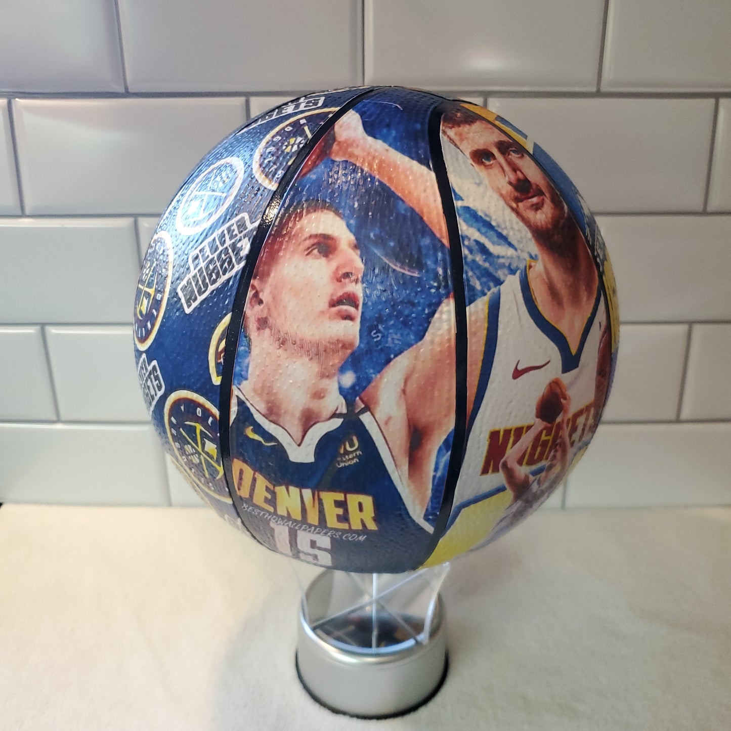 Customized Team Basketball Keepsake