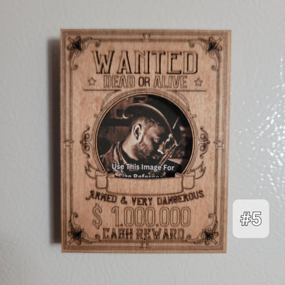 Western Wanted Dead Or Alive Frame