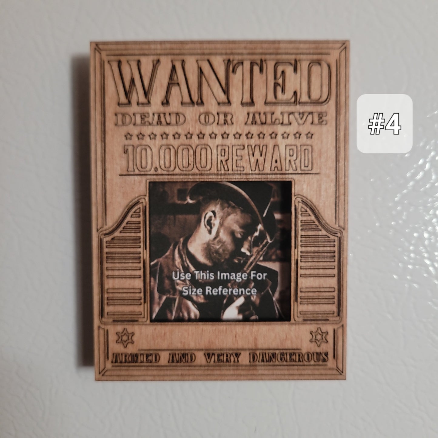 Western Wanted Dead Or Alive Frame