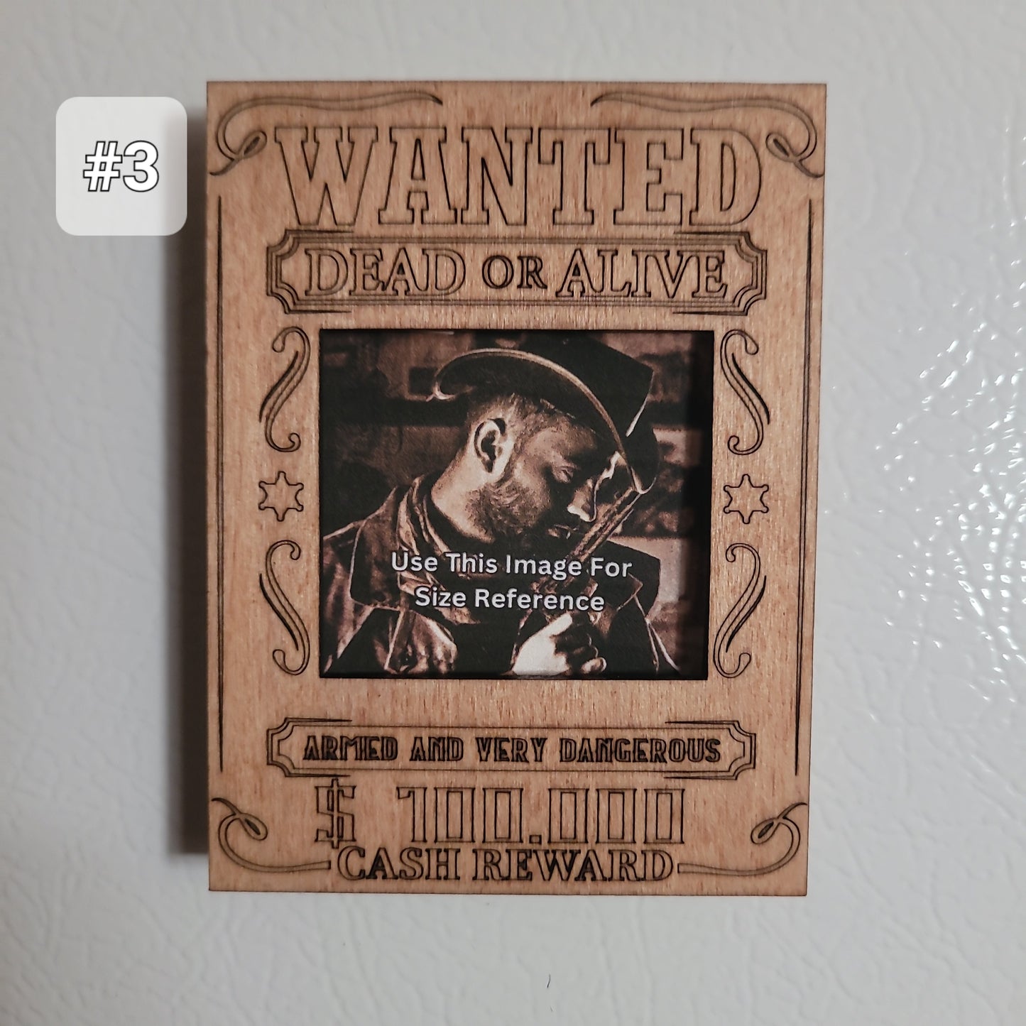 Western Wanted Dead Or Alive Frame