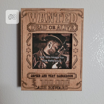 Western Wanted Dead Or Alive Frame