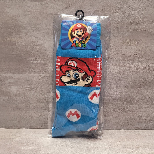 Crazy Sox - Mario Blue