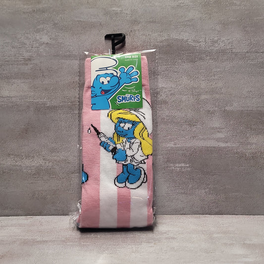 Crazy Sox - Smurfette Pink Stripe