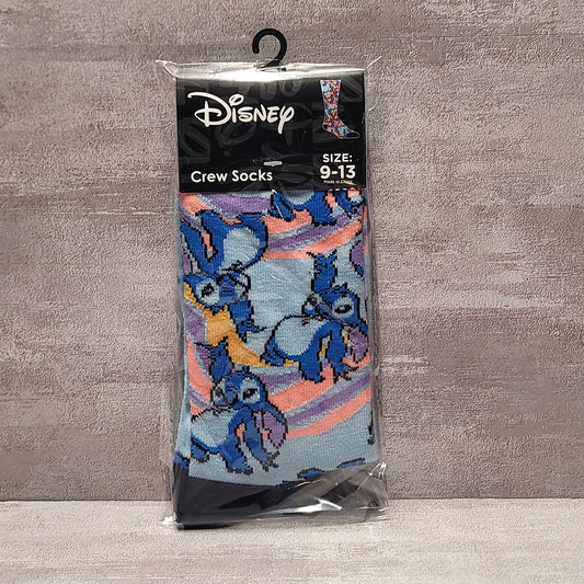 Crazy Sox - Light Blue Stitch
