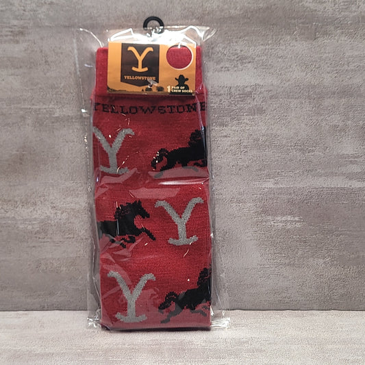 Crazy Sox - Yellowstone Red