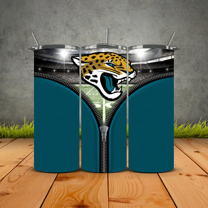 Zipper Football Tumblers