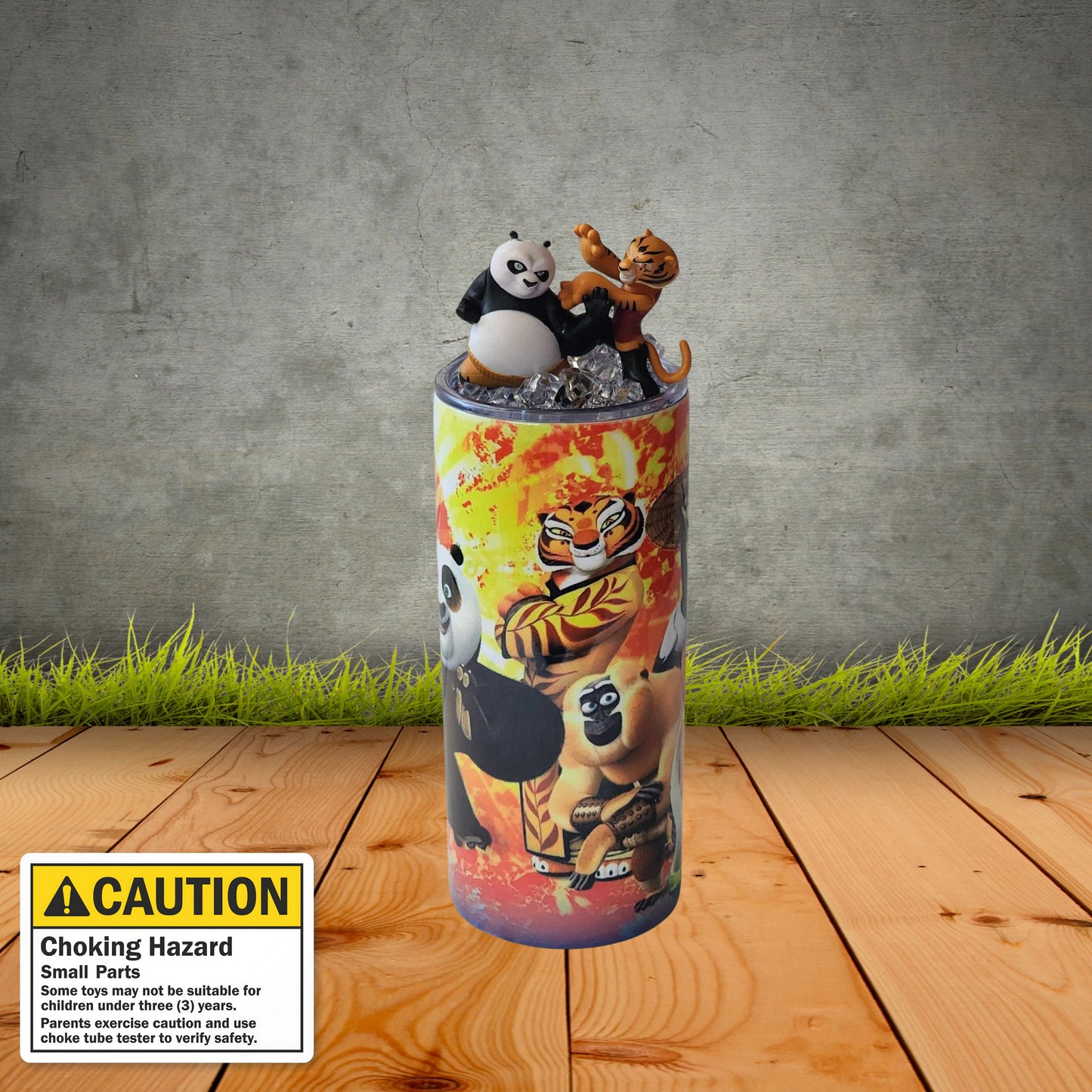 Kids Po & Tigress Light Up Tumbler ( 15oz )