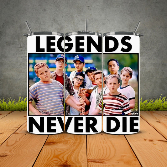 Legends Never Die Sand Lot Tumbler
