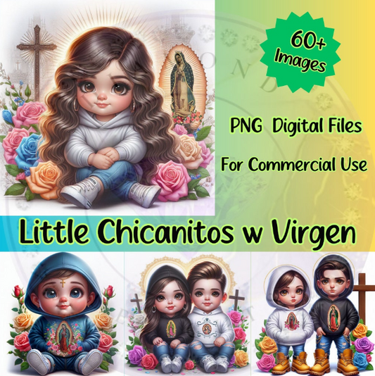 Little Chicanitos w Virgen Digital Images (60+ images)