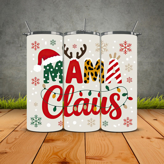 Mama Claus Christmas Tumbler